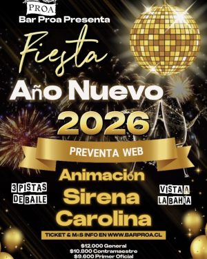 PREVENTA AÑO NUEVO 2026
