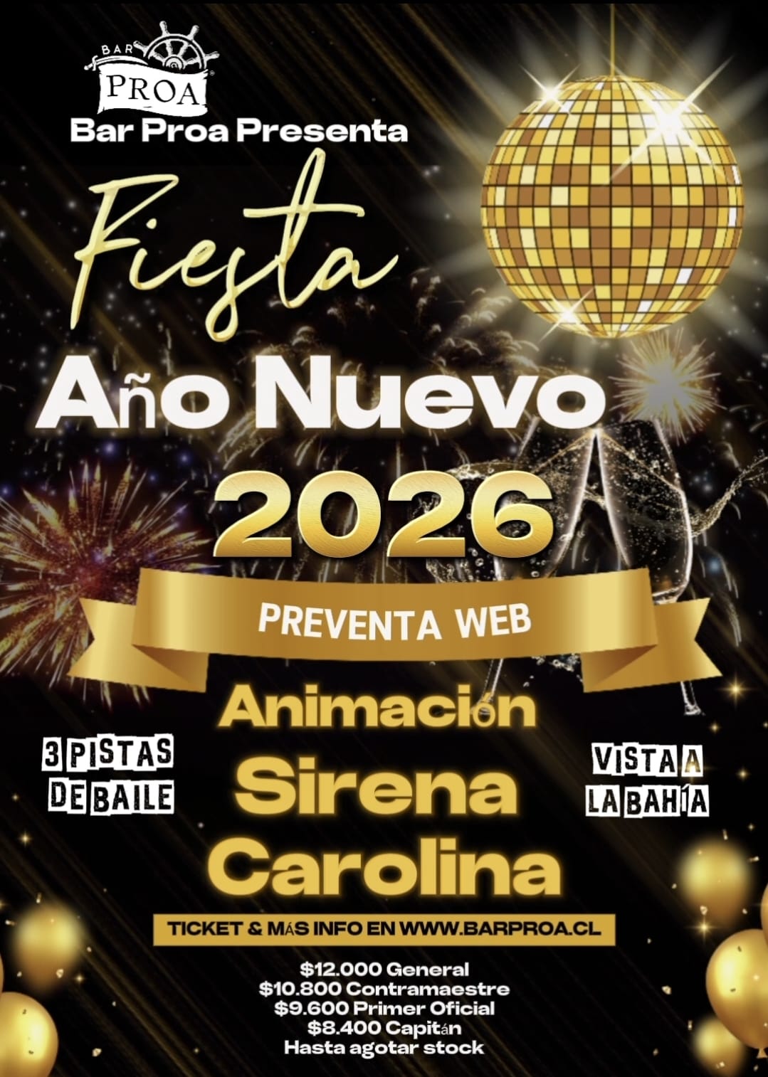 PREVENTA AÑO NUEVO 2026
